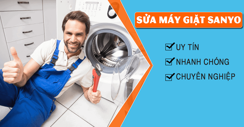 sửa chữa máy giặt sanyo