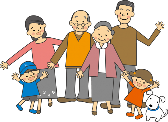 50 Mẫu tranh vẽ gia đình 4 người đơn giản cho bé tập tô màu