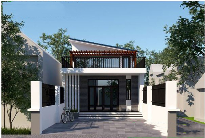Gợi ý mẫu nhà 2 tầng ban công đẹp, không gian sống thoáng đãng | Trần Anh  Group
