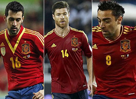 Busquets-Alonso-Xavi: Tam giác huyền ảo của Tây Ban Nha | Báo Dân trí