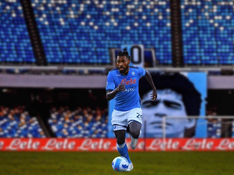 Breaking The Lines on X: "André-Frank Zambo Anguissa made his debut for Napoli today and held his own against a midfield of Manuel Locatelli, Adrien Rabiot and Weston McKennie to lead his