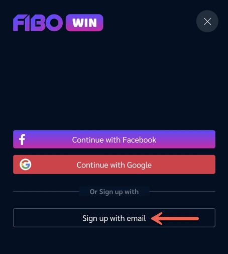 Đăng ký tài khoản FiboWin