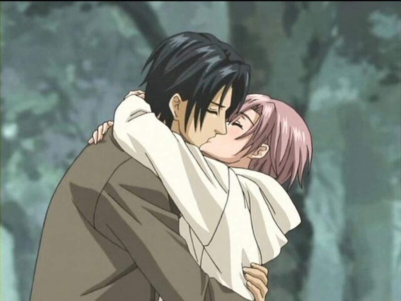Hình hình ảnh anime đam mỹ nụ hôn