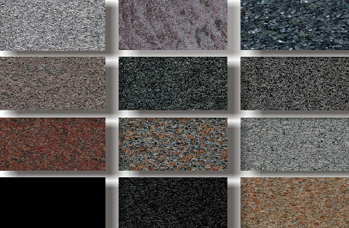 màu đá granite phổ biến