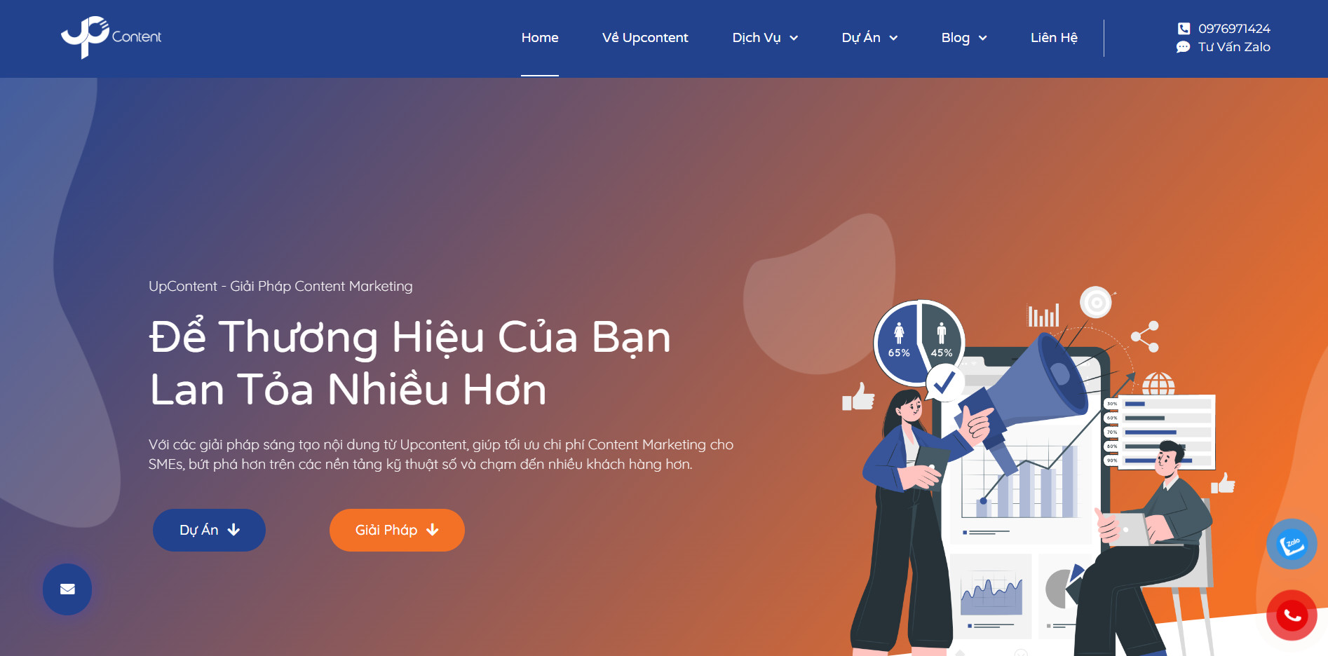 Upcontent: Dịch Vụ Content Marketing Cho Doanh Nghiệp