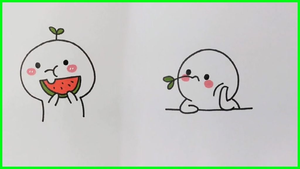 Top 50 Hình vẽ sticker cute dễ thương mà dễ vẽ