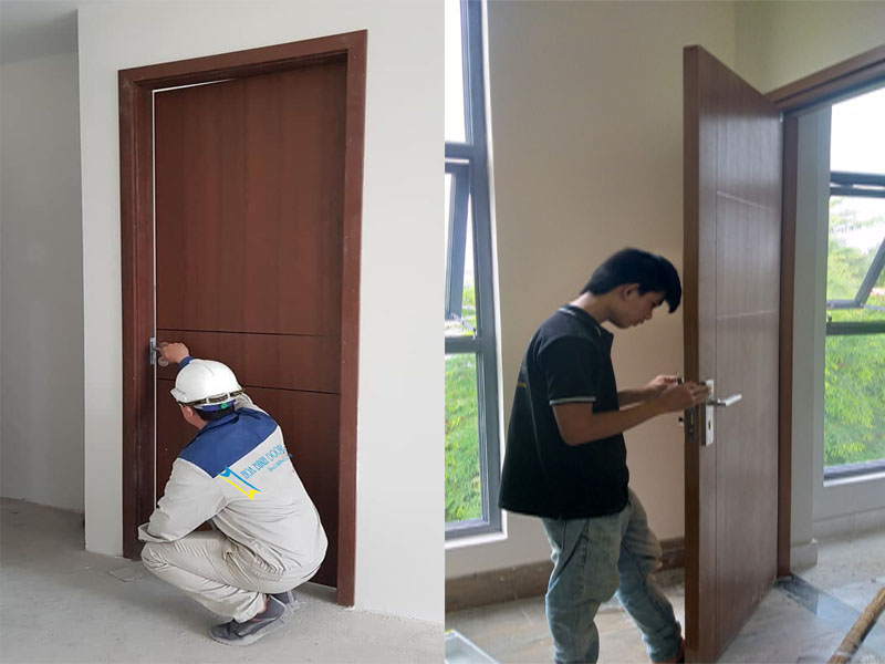 Hướng Dẫn Lắp Đặt Cửa Nhựa Composite Bằng Khung Bao Lắp Ghép