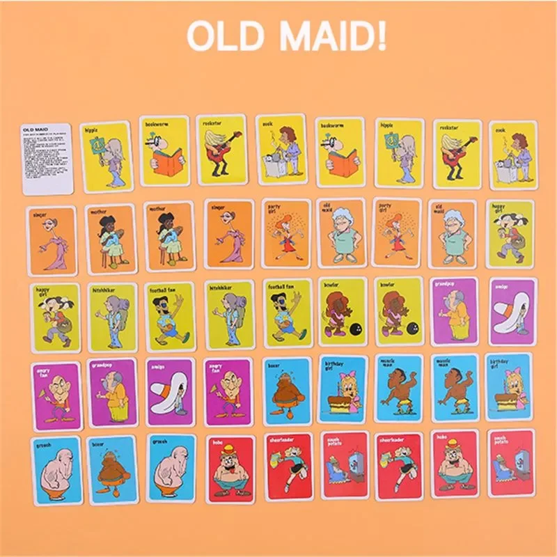 Bộ Trò Chơi Bài Cho Trẻ Em-Old Maid, Đi Câu Cá, Trái Tim, Quà Tặng Gia Đình Eights Điên Cuồng | Lazada.vn