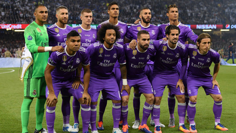 Rò rỉ áo đấu Real Madrid mùa 2017/18