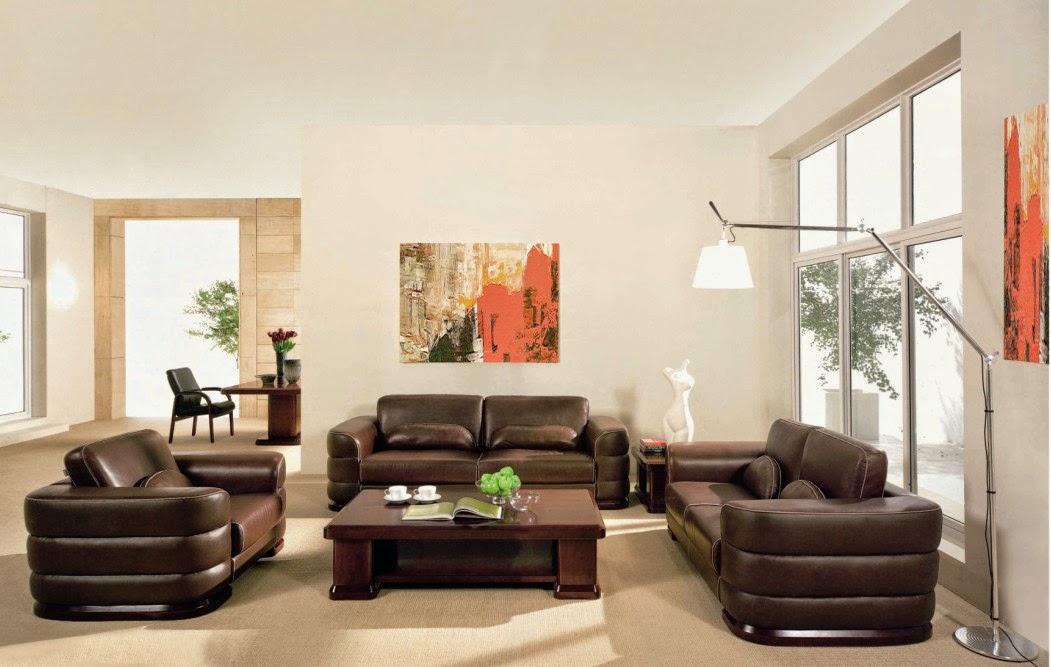 Văn phòng giám đốc kết hợp thiết kế sofa đón khách