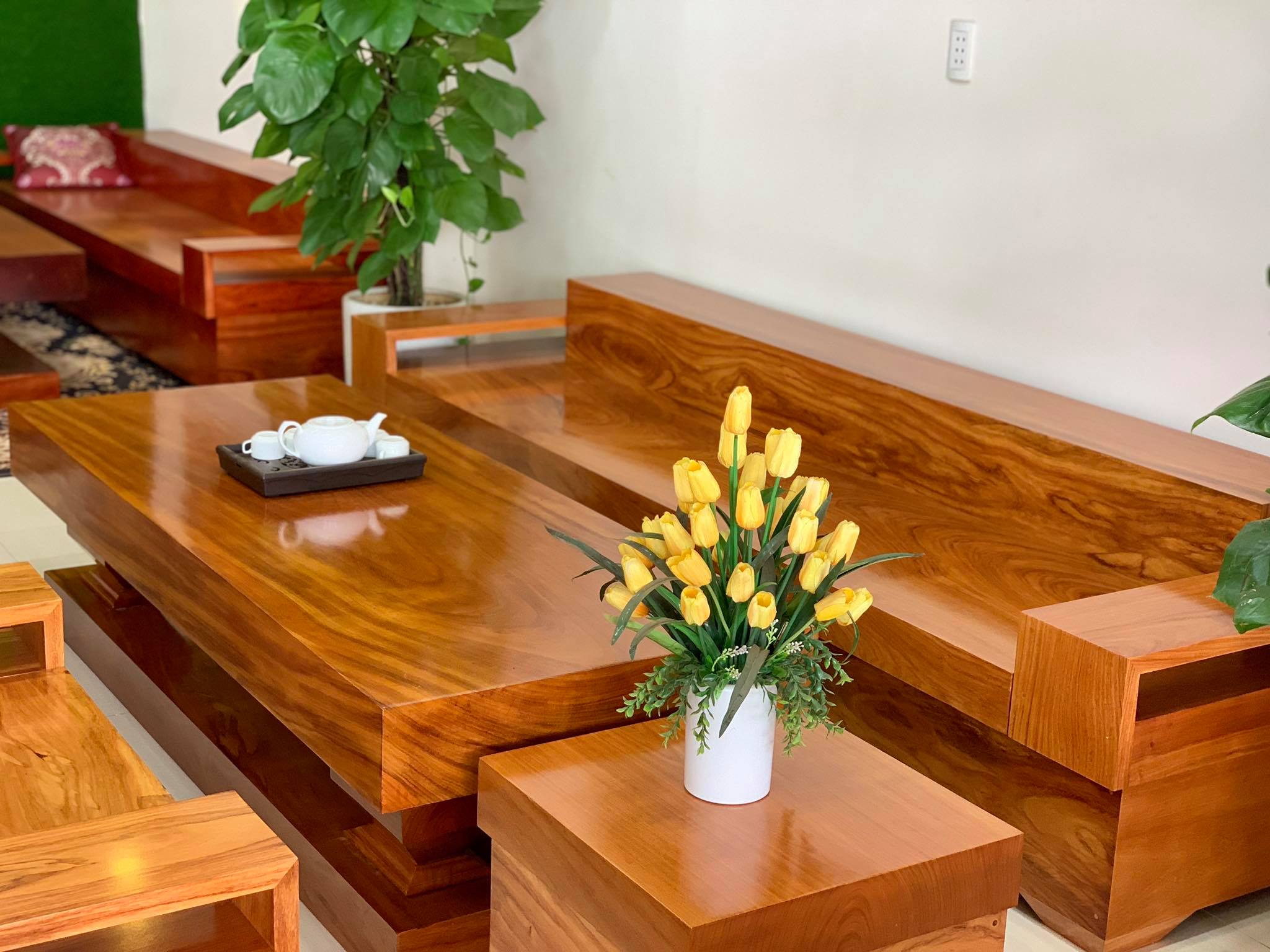 Báo giá chi tiết bộ bàn ghế gỗ nguyên khối-sofa gỗ nguyên khối