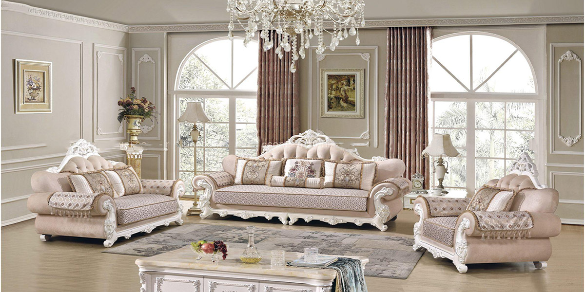 Tổng hợp những mẫu sofa nỉ tân cổ điển đẹp mê hồn | Gỗ Trang Trí