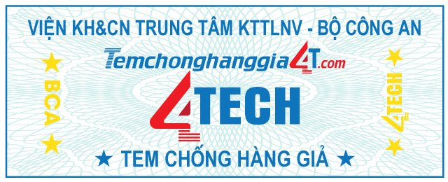 tem bộ công an công nghệ phát sáng 4tech