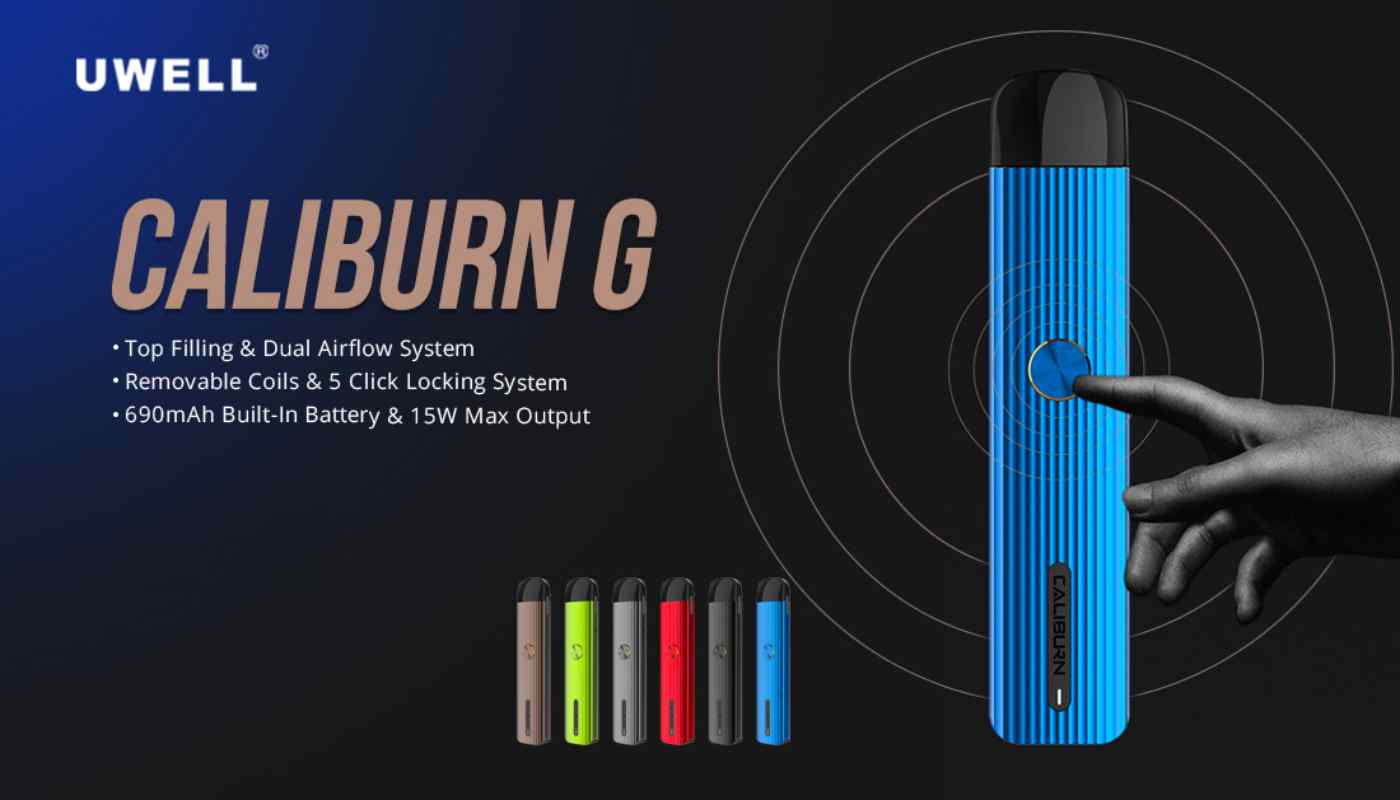 Uwell Caliburn G - Vỏ cao cấp giá rẻ từ Uwell